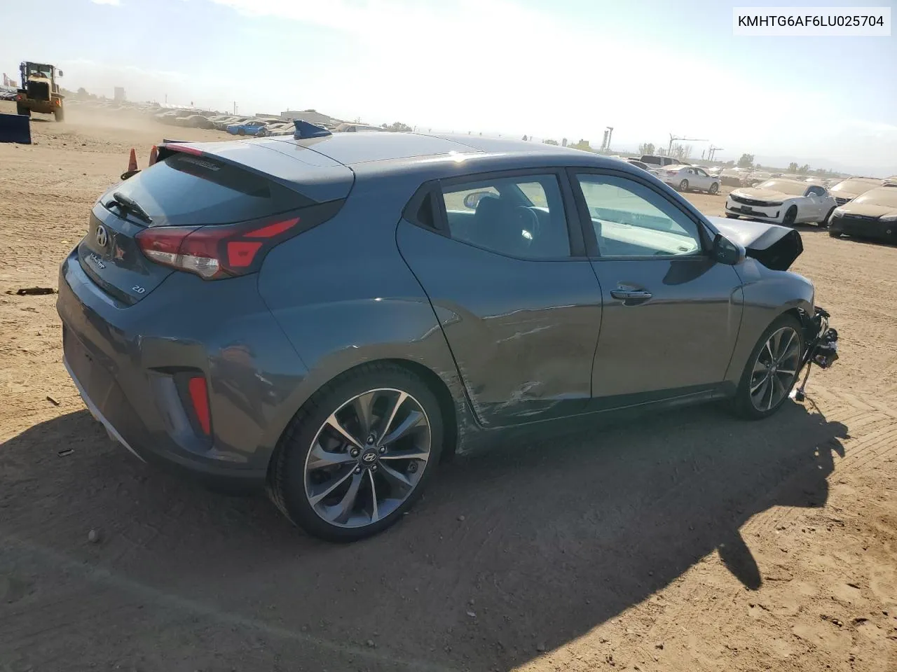 2020 Hyundai Veloster Base VIN: KMHTG6AF6LU025704 Lot: 71631904