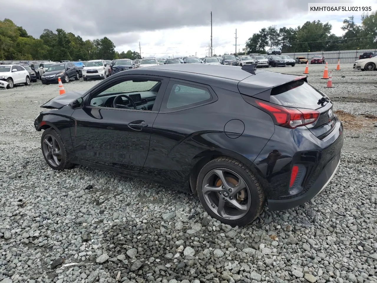 2020 Hyundai Veloster Base VIN: KMHTG6AF5LU021935 Lot: 71809024