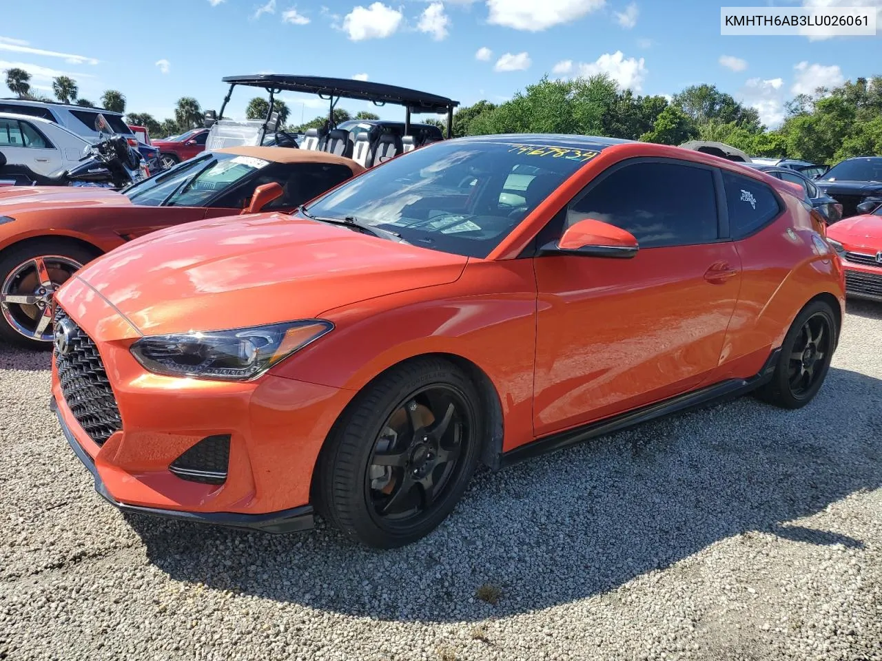 2020 Hyundai Veloster Turbo VIN: KMHTH6AB3LU026061 Lot: 74467834