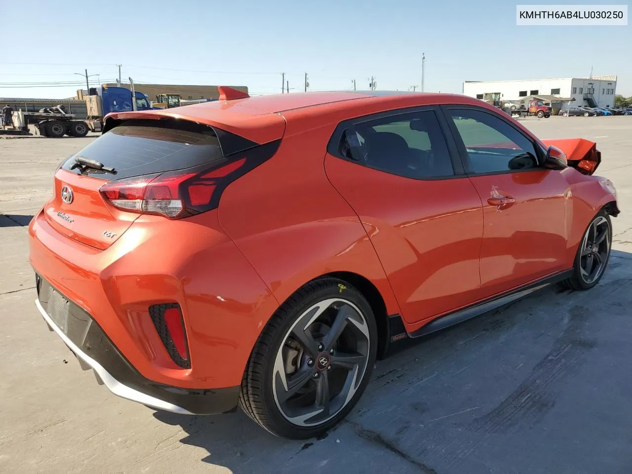 2020 Hyundai Veloster Turbo VIN: KMHTH6AB4LU030250 Lot: 74720414