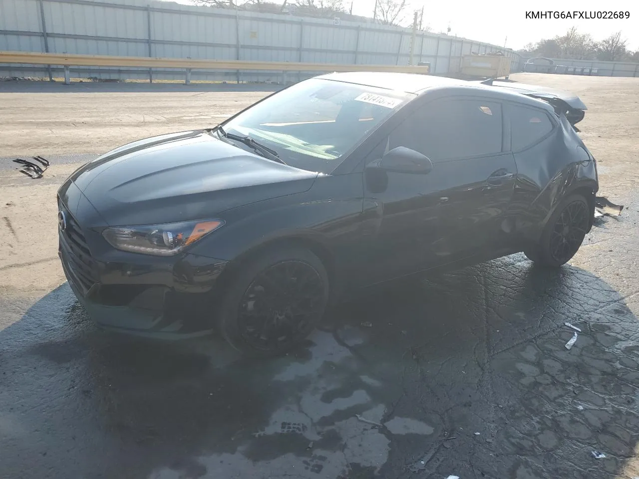 2020 Hyundai Veloster Base VIN: KMHTG6AFXLU022689 Lot: 78141874