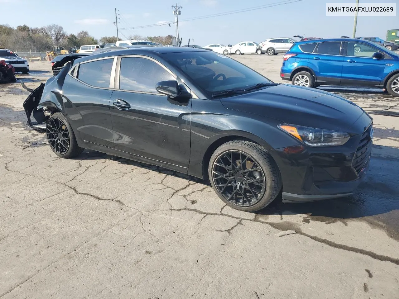 2020 Hyundai Veloster Base VIN: KMHTG6AFXLU022689 Lot: 78141874