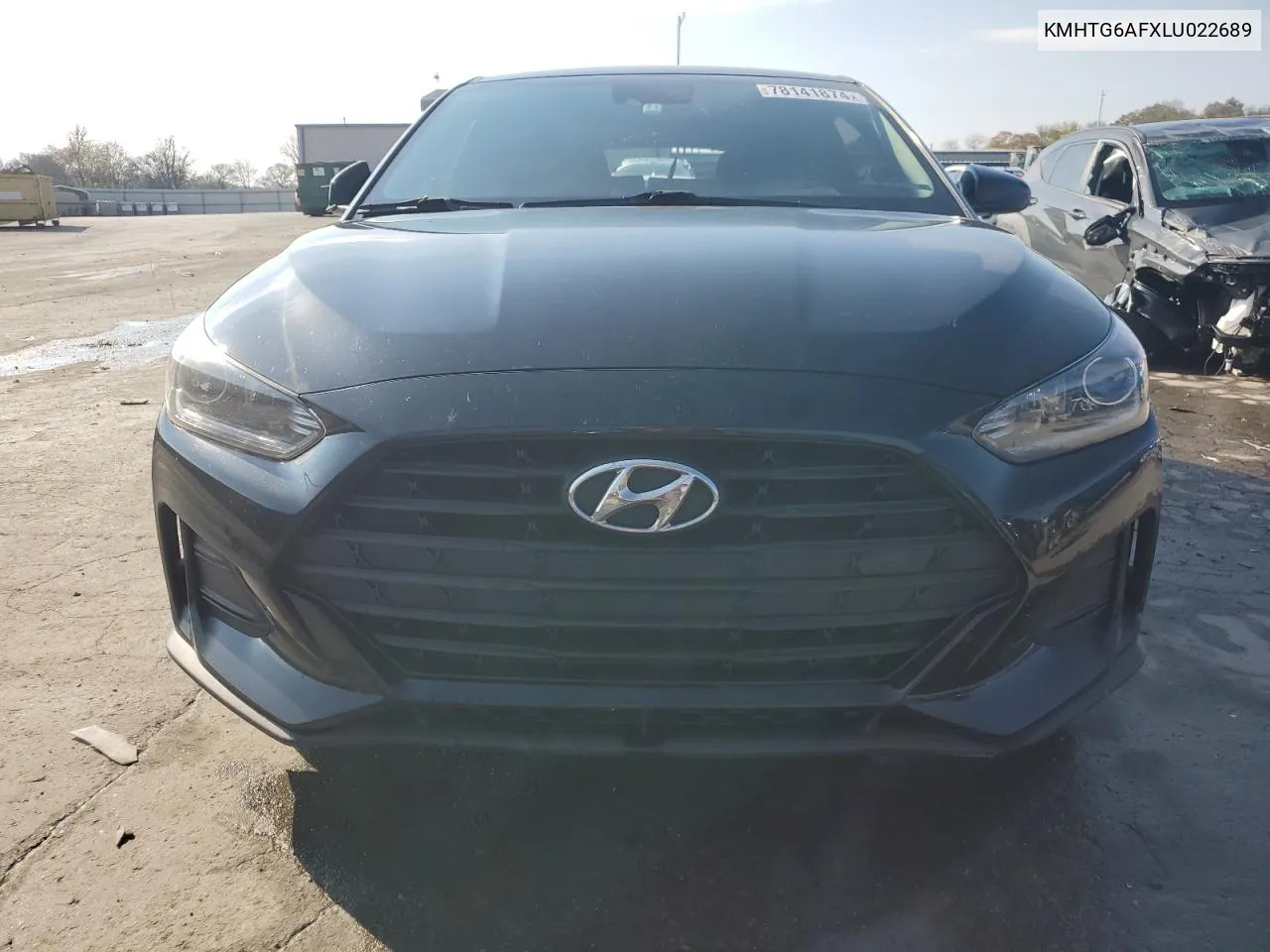 2020 Hyundai Veloster Base VIN: KMHTG6AFXLU022689 Lot: 78141874