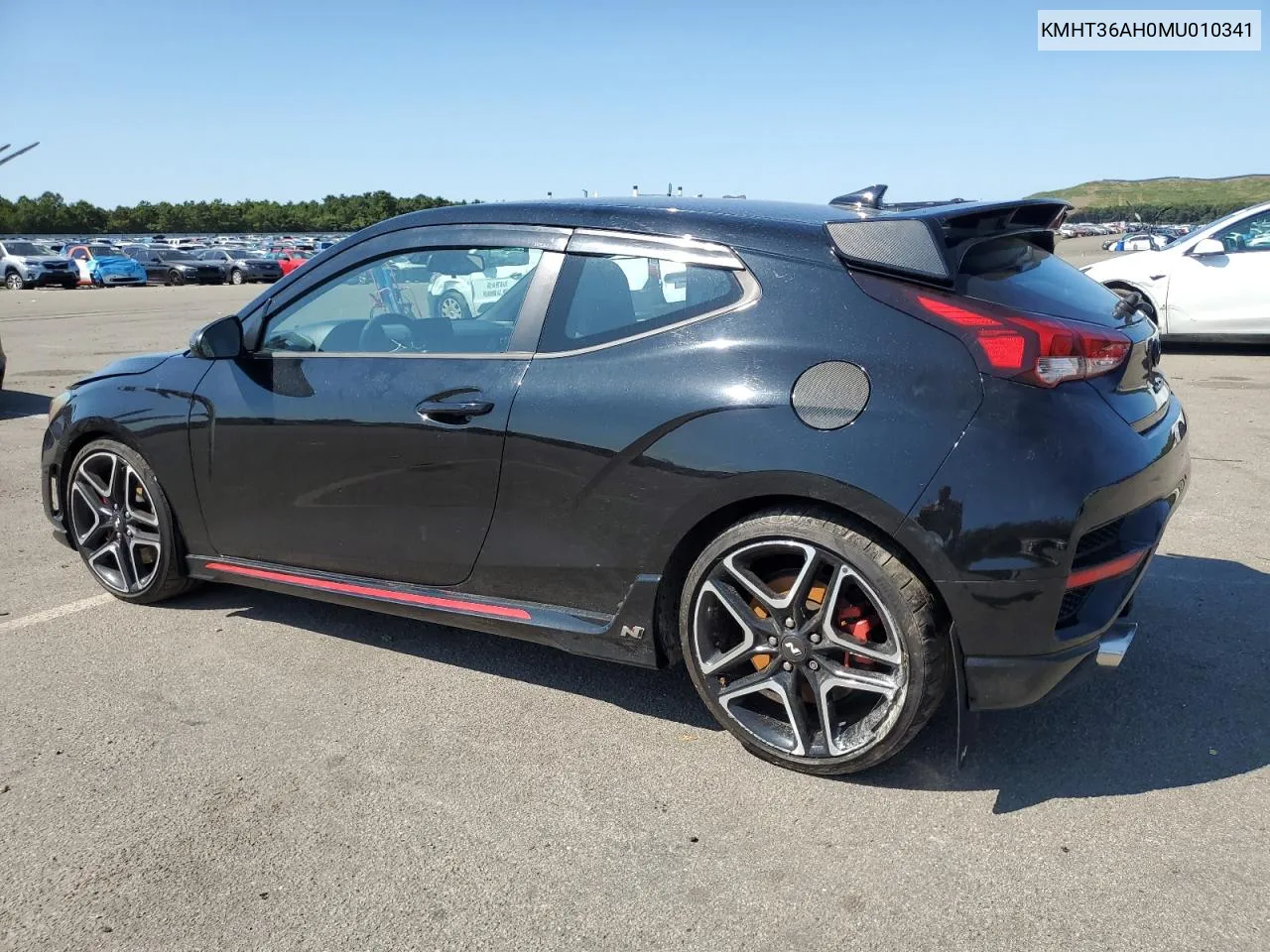 2021 Hyundai Veloster N VIN: KMHT36AH0MU010341 Lot: 68714744