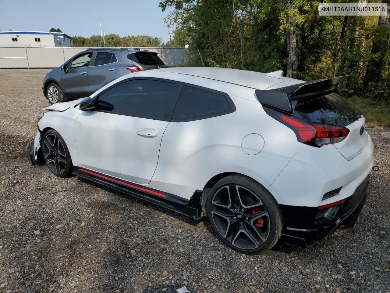 2022 Hyundai Veloster N VIN: KMHT36AH1NU011516 Lot: 74072874