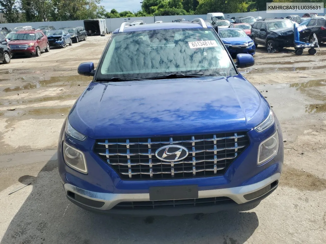 2020 Hyundai Venue Sel VIN: KMHRC8A31LU035631 Lot: 65134814