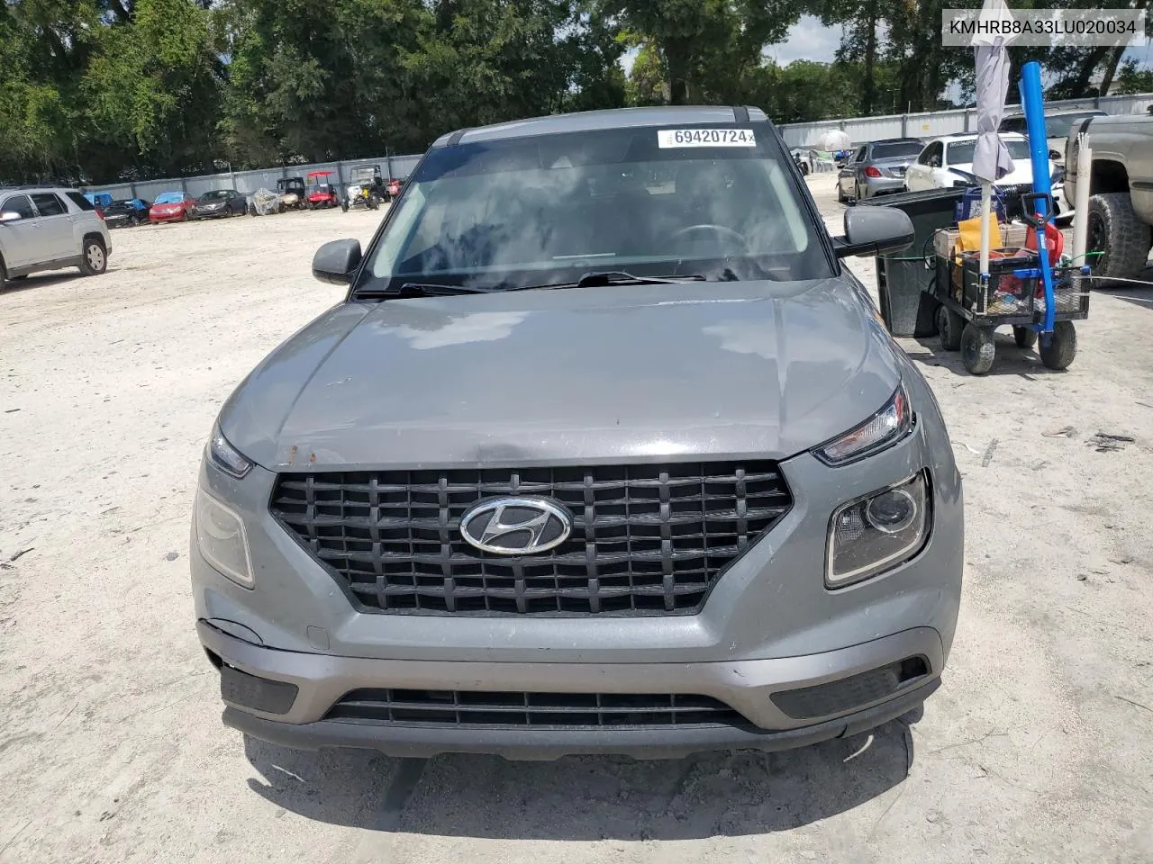 2020 Hyundai Venue Se VIN: KMHRB8A33LU020034 Lot: 69420724