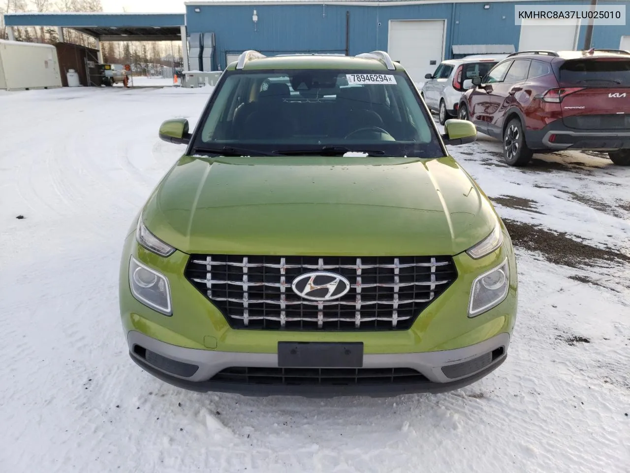 2020 Hyundai Venue Sel VIN: KMHRC8A37LU025010 Lot: 78946294