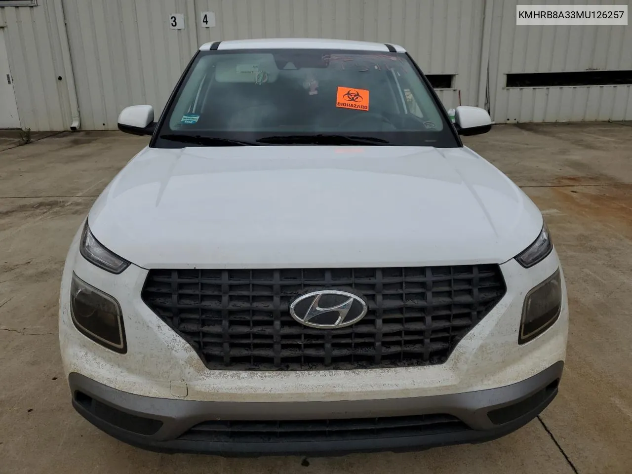 2021 Hyundai Venue Se VIN: KMHRB8A33MU126257 Lot: 67059414