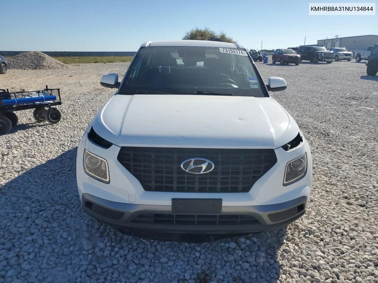 2022 Hyundai Venue Se VIN: KMHRB8A31NU134844 Lot: 73155174