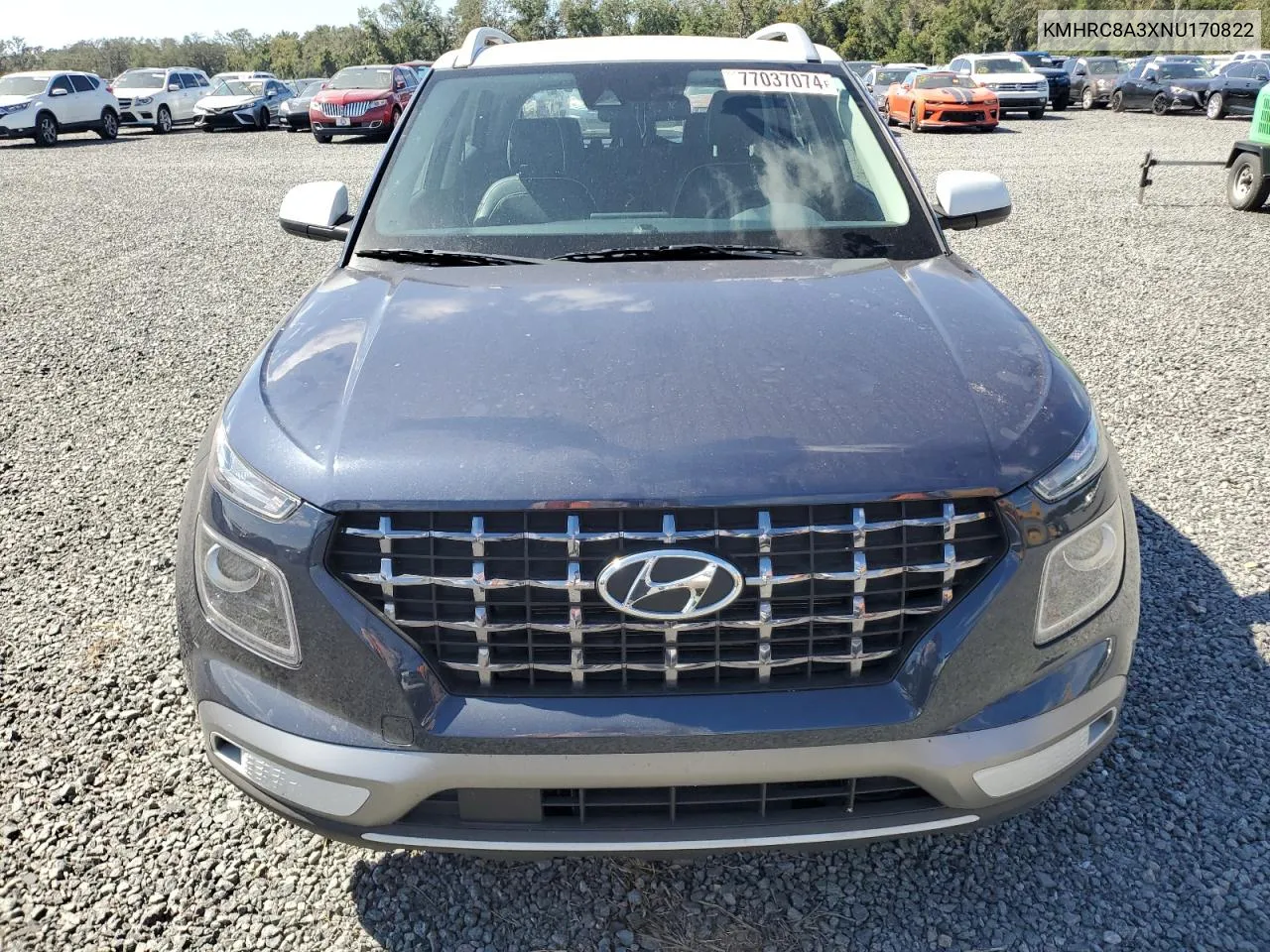 2022 Hyundai Venue Sel VIN: KMHRC8A3XNU170822 Lot: 77037074