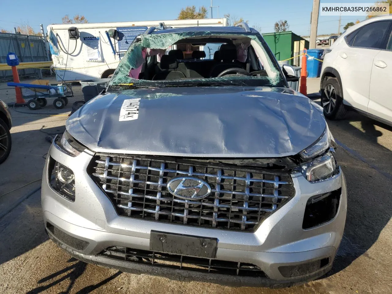 2023 Hyundai Venue Sel VIN: KMHRC8A35PU266862 Lot: 77446174