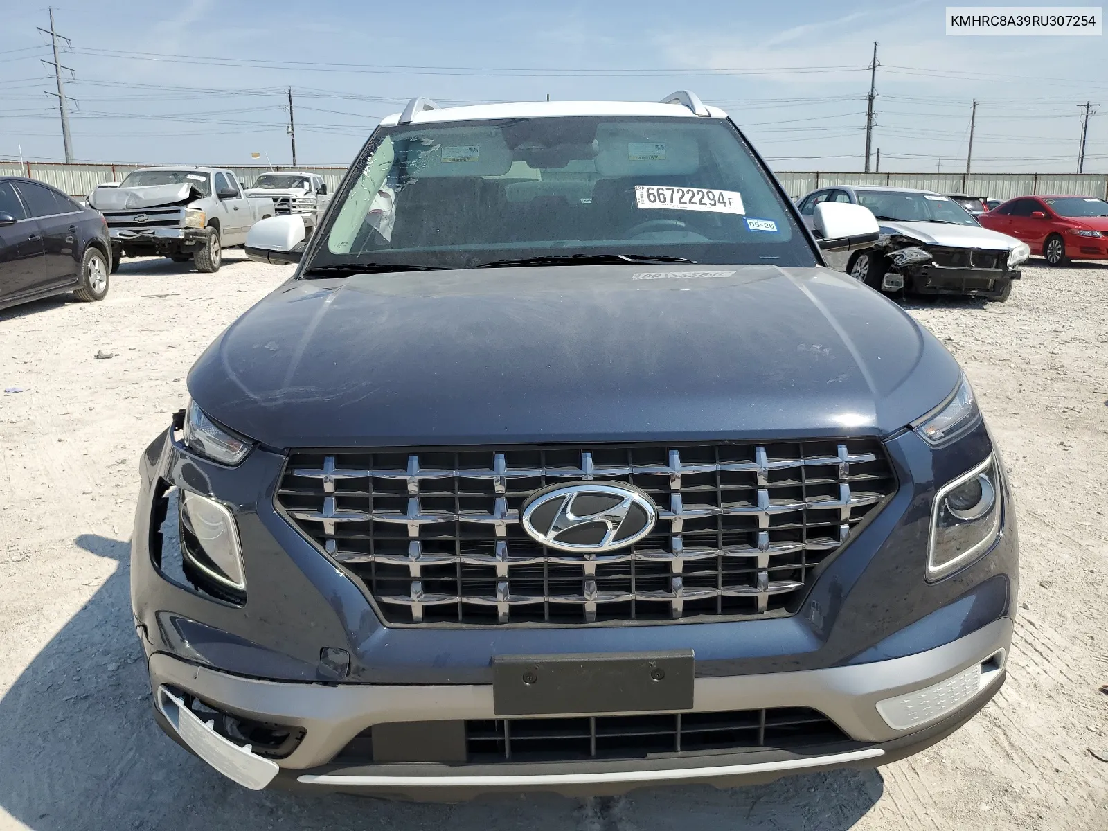 2024 Hyundai Venue Sel VIN: KMHRC8A39RU307254 Lot: 66722294