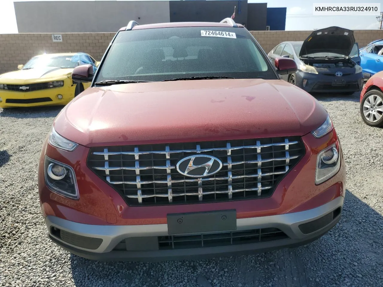 2024 Hyundai Venue Sel VIN: KMHRC8A33RU324910 Lot: 72464614