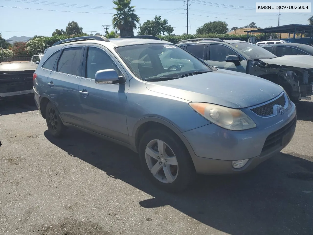 2007 Hyundai Veracruz Gls VIN: KM8NU13C97U026004 Lot: 63641504