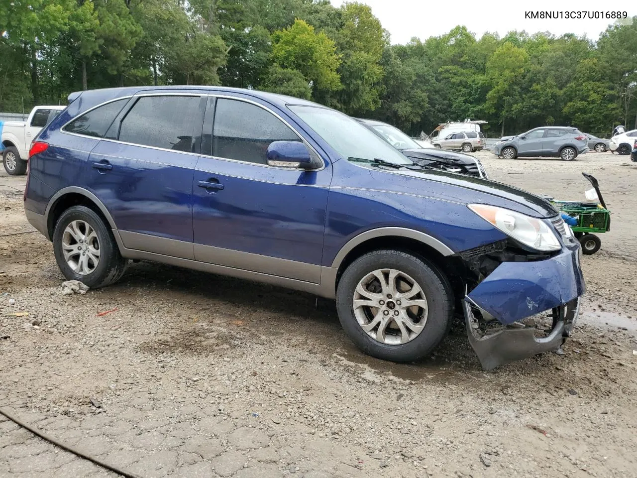 2007 Hyundai Veracruz Gls VIN: KM8NU13C37U016889 Lot: 71381064