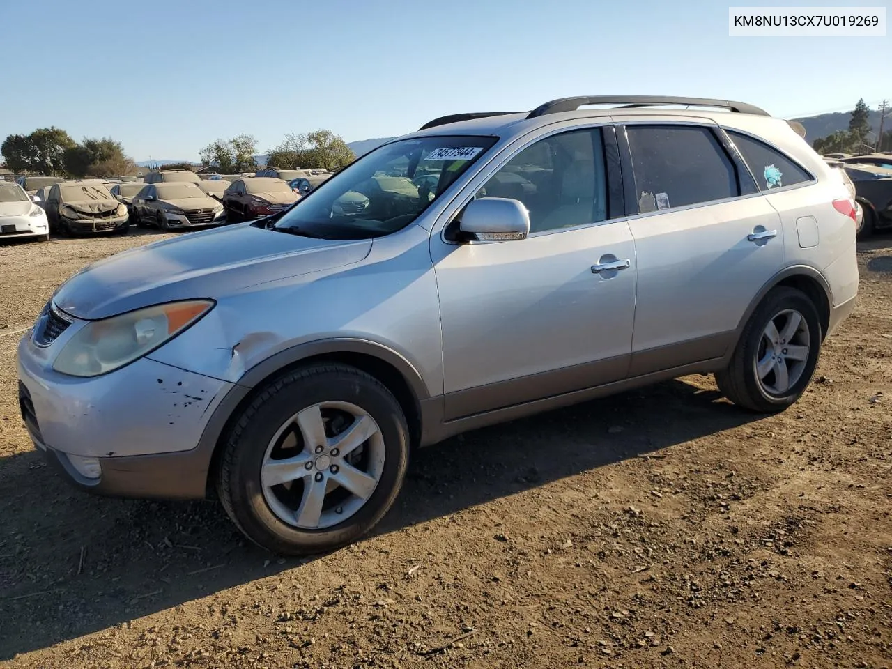 2007 Hyundai Veracruz Gls VIN: KM8NU13CX7U019269 Lot: 74577944