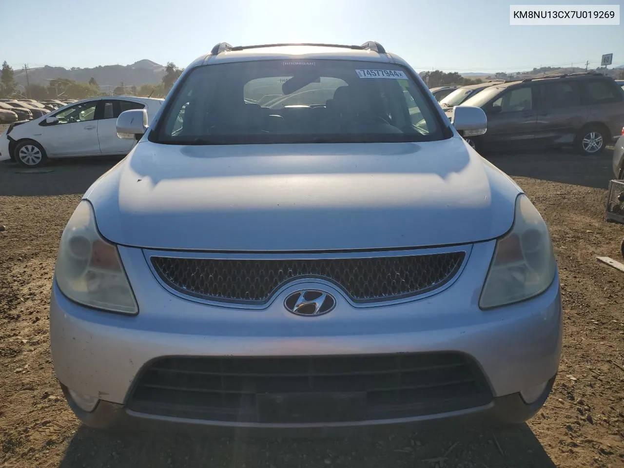 2007 Hyundai Veracruz Gls VIN: KM8NU13CX7U019269 Lot: 74577944