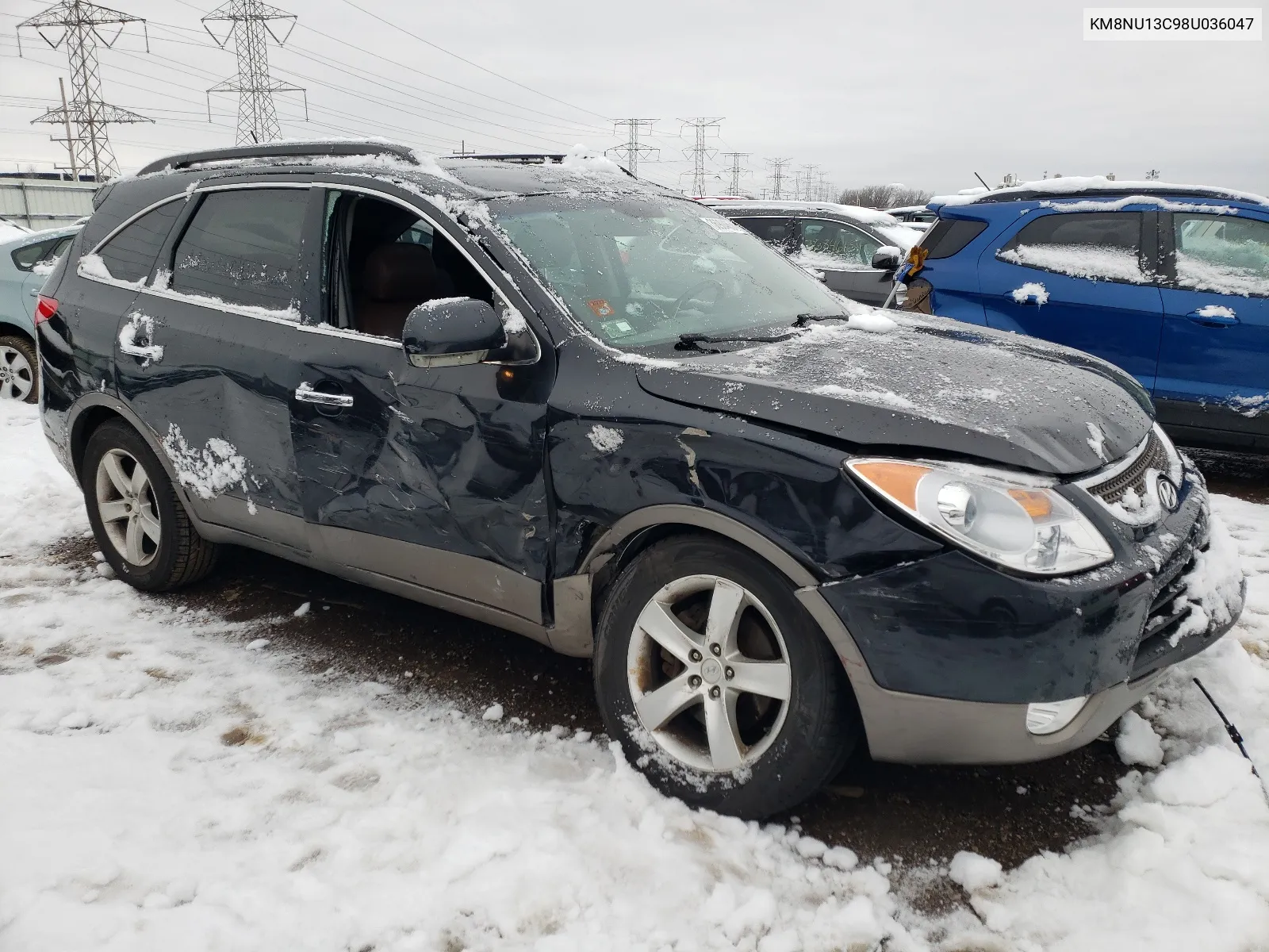 2008 Hyundai Veracruz Gls VIN: KM8NU13C98U036047 Lot: 54319734