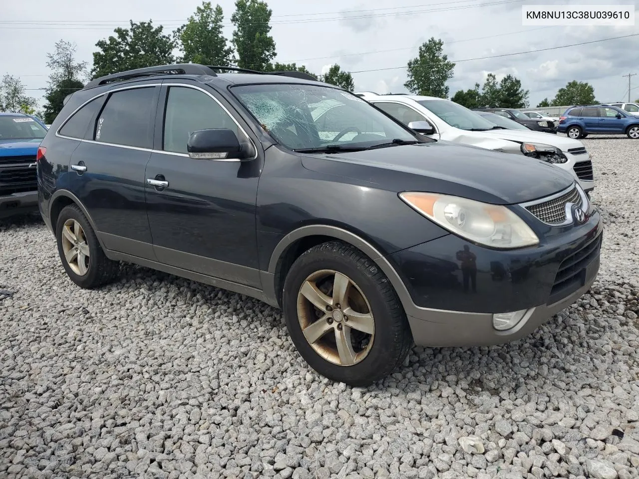 2008 Hyundai Veracruz Gls VIN: KM8NU13C38U039610 Lot: 61915484