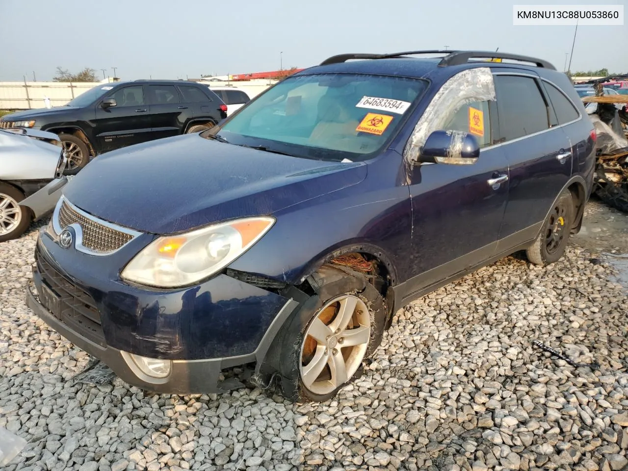 2008 Hyundai Veracruz Gls VIN: KM8NU13C88U053860 Lot: 64683594