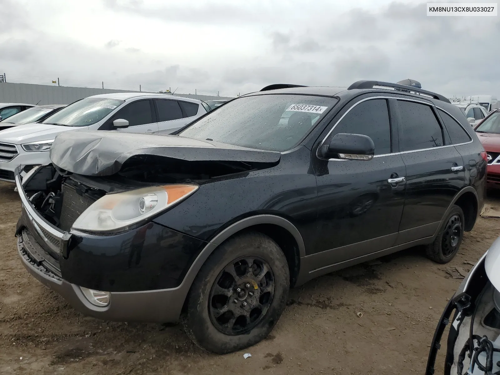 2008 Hyundai Veracruz Gls VIN: KM8NU13CX8U033027 Lot: 65037314