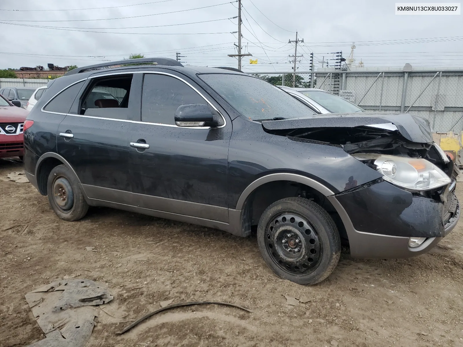 2008 Hyundai Veracruz Gls VIN: KM8NU13CX8U033027 Lot: 65037314