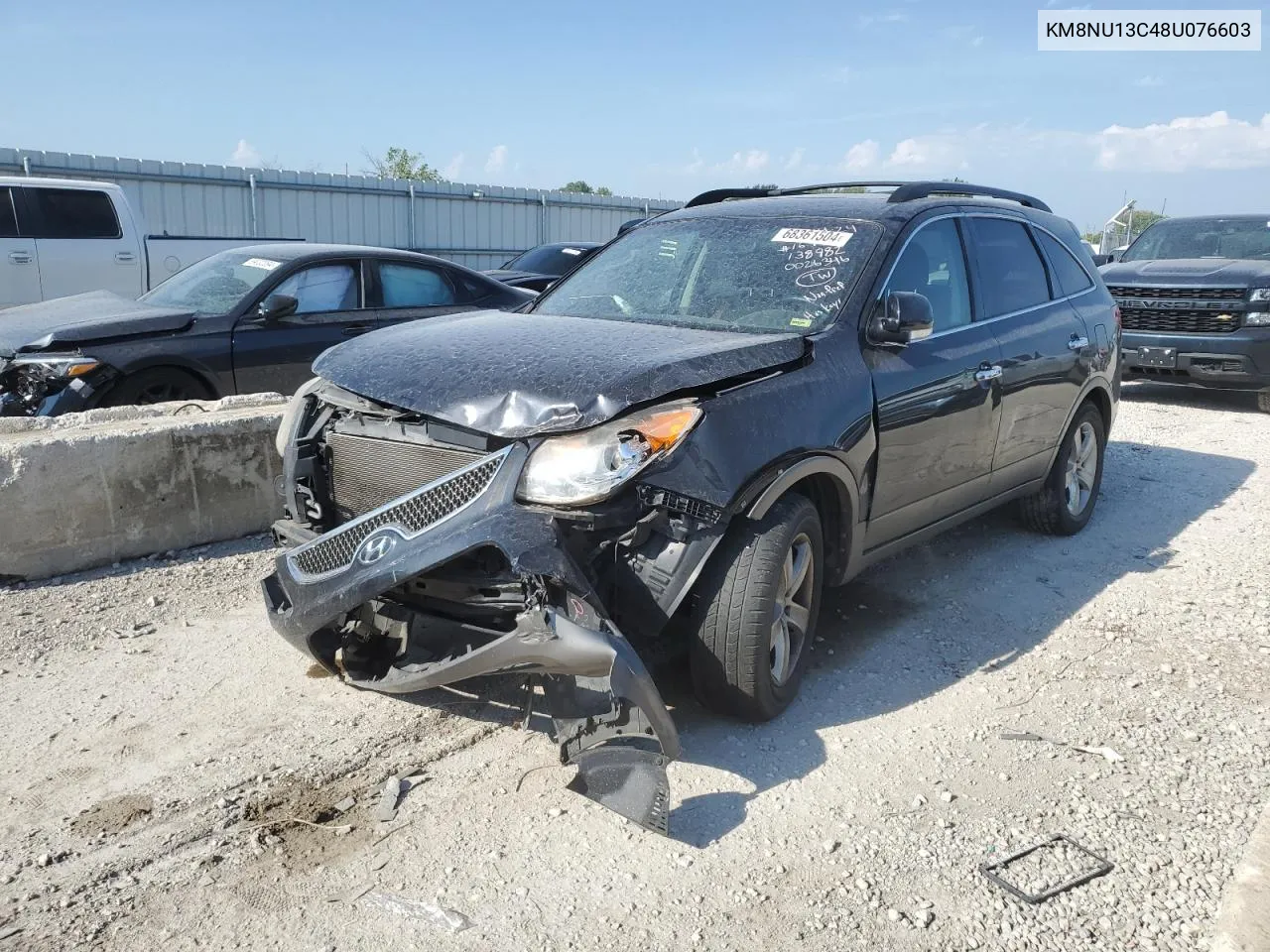 KM8NU13C48U076603 2008 Hyundai Veracruz Gls