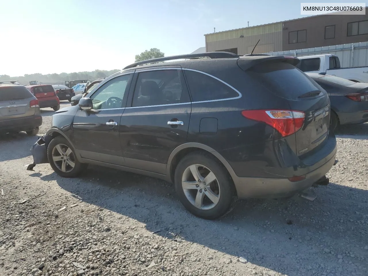 2008 Hyundai Veracruz Gls VIN: KM8NU13C48U076603 Lot: 68361504