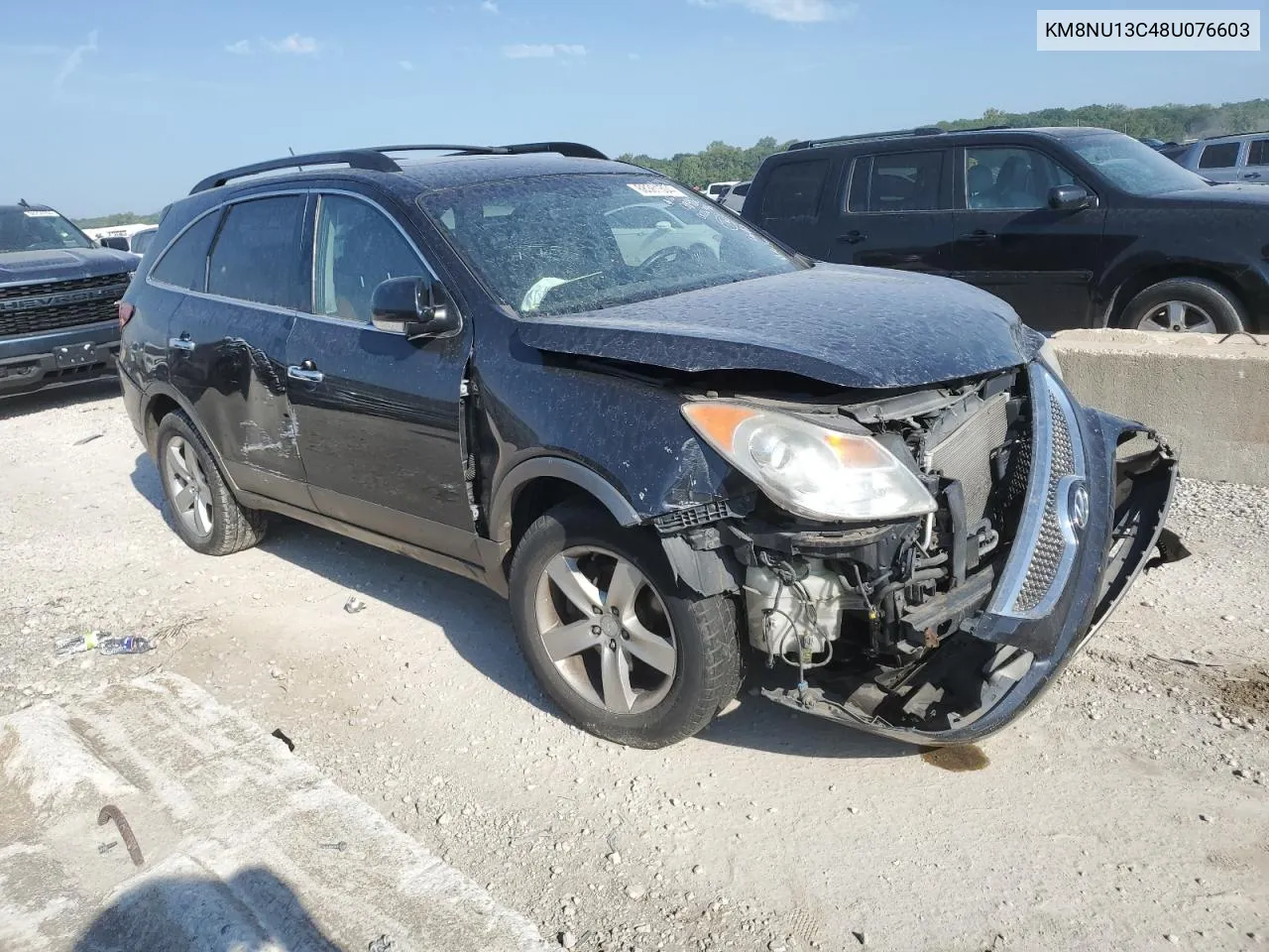 2008 Hyundai Veracruz Gls VIN: KM8NU13C48U076603 Lot: 68361504