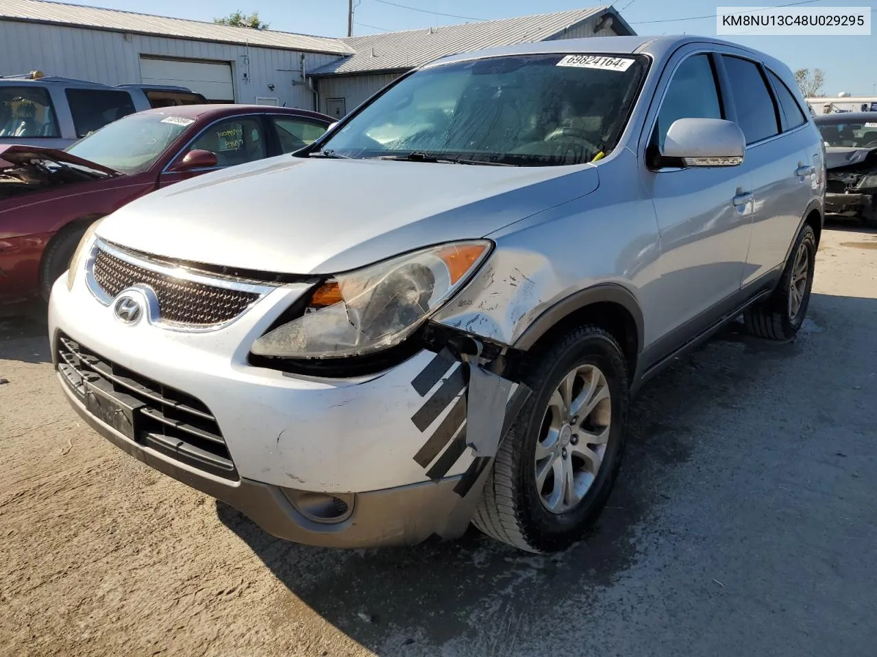 2008 Hyundai Veracruz Gls VIN: KM8NU13C48U029295 Lot: 69824164