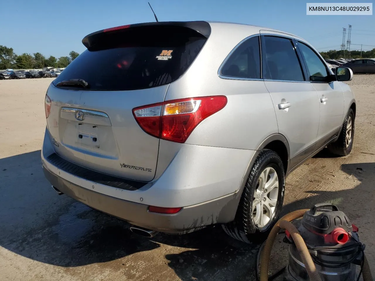 2008 Hyundai Veracruz Gls VIN: KM8NU13C48U029295 Lot: 69824164