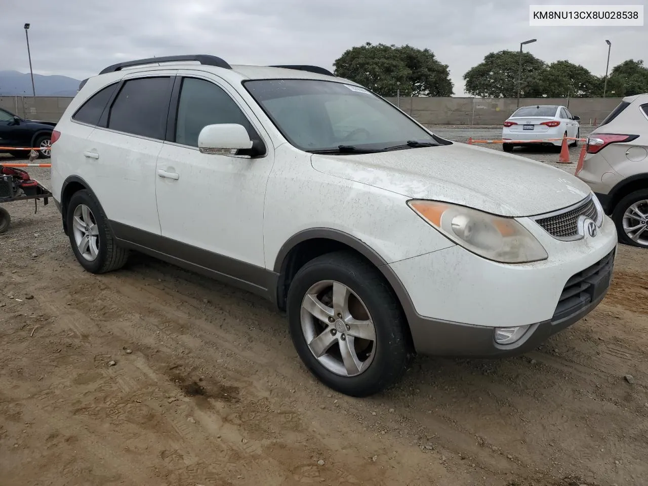 2008 Hyundai Veracruz Gls VIN: KM8NU13CX8U028538 Lot: 72039384