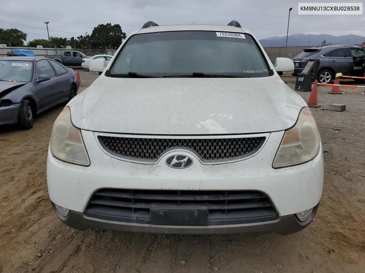 2008 Hyundai Veracruz Gls VIN: KM8NU13CX8U028538 Lot: 72039384