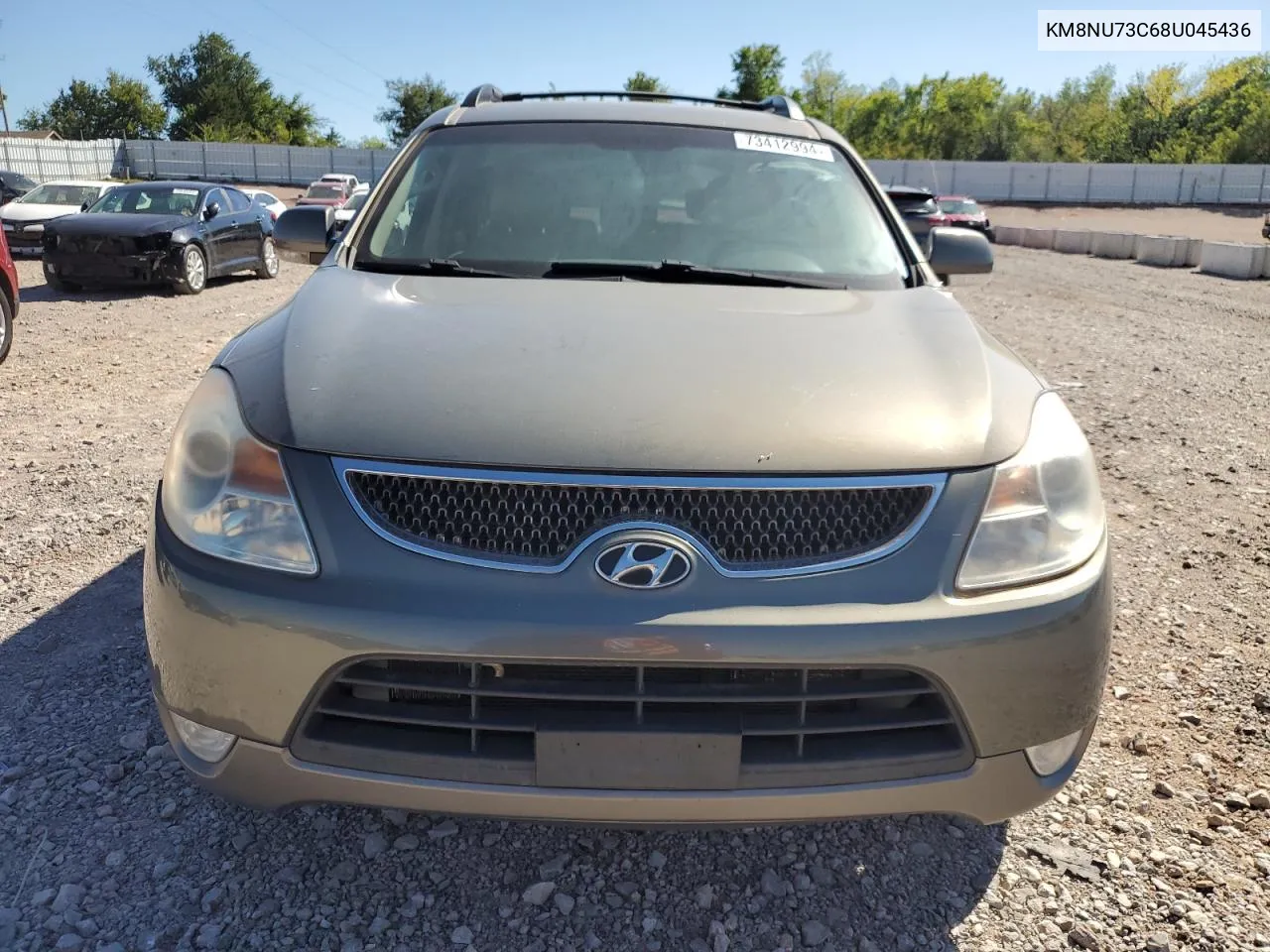 2008 Hyundai Veracruz Gls VIN: KM8NU73C68U045436 Lot: 73412994