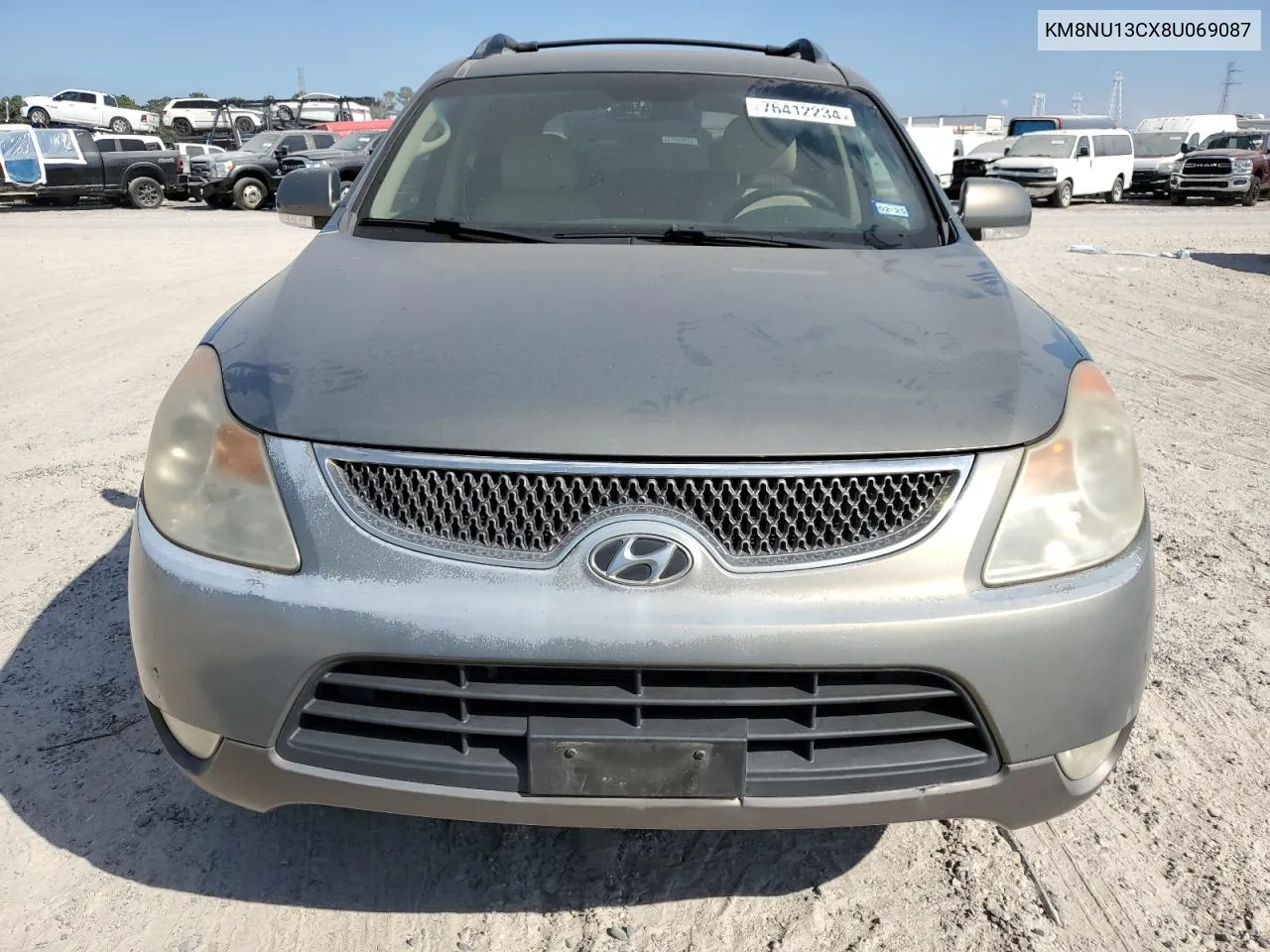 2008 Hyundai Veracruz Gls VIN: KM8NU13CX8U069087 Lot: 76412234