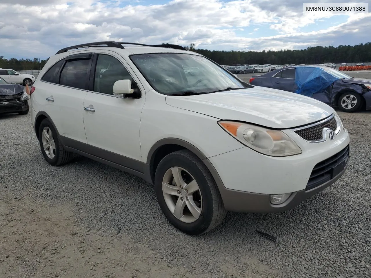 2008 Hyundai Veracruz Gls VIN: KM8NU73C88U071388 Lot: 76528614