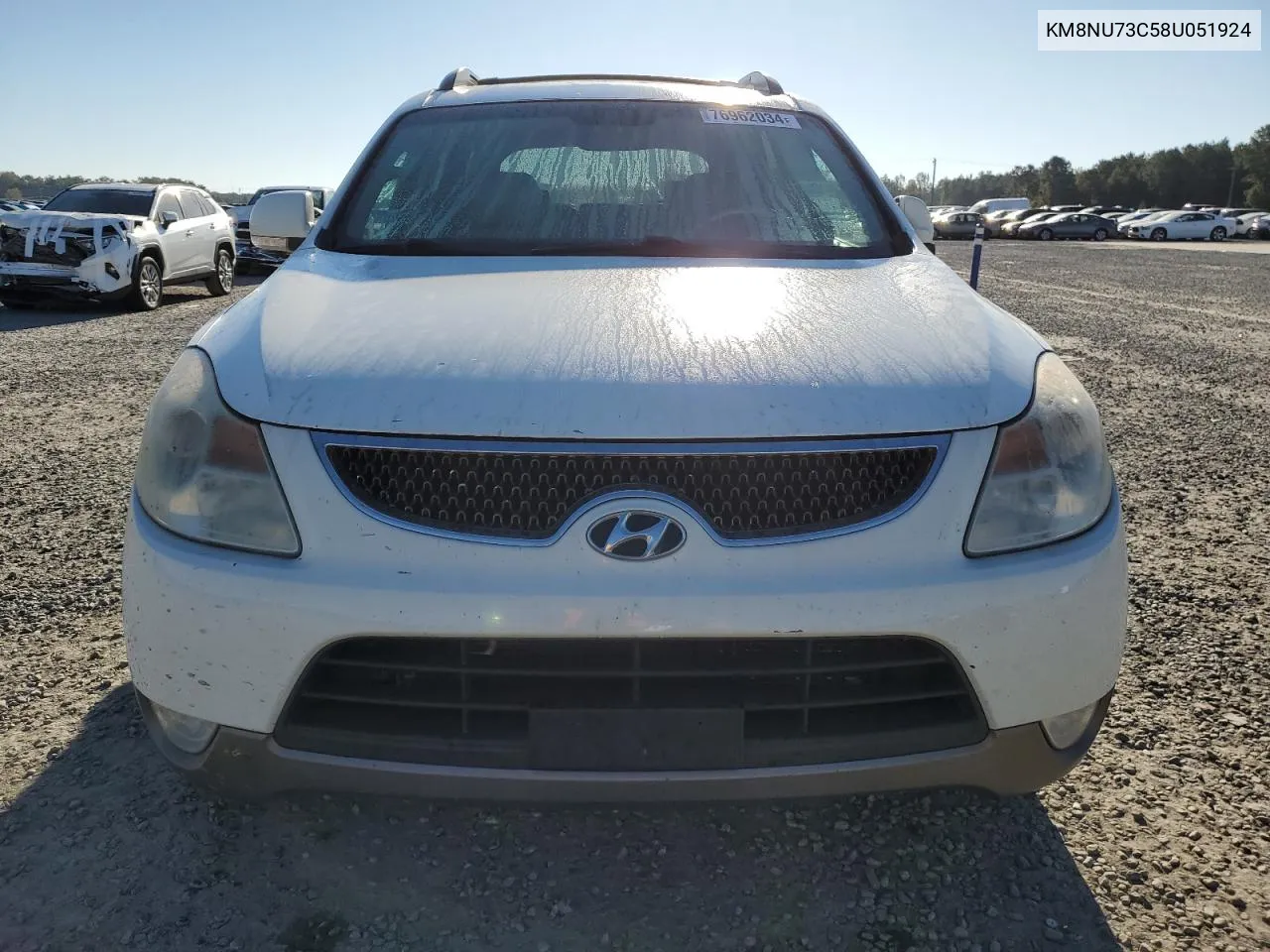 2008 Hyundai Veracruz Gls VIN: KM8NU73C58U051924 Lot: 76962034