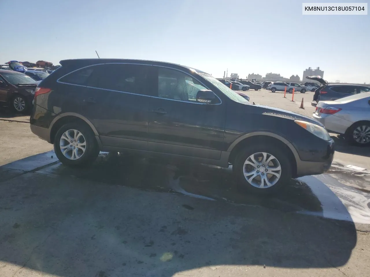 2008 Hyundai Veracruz Gls VIN: KM8NU13C18U057104 Lot: 77204694