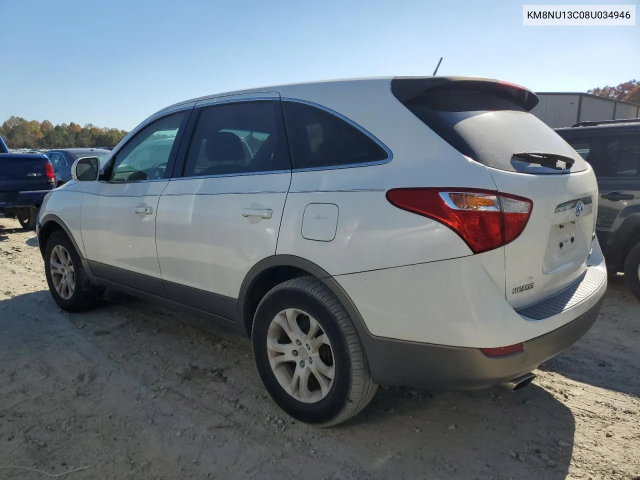 2008 Hyundai Veracruz Gls VIN: KM8NU13C08U034946 Lot: 78303534