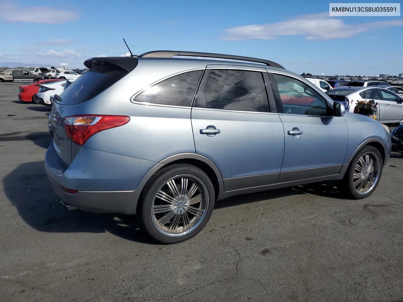 2008 Hyundai Veracruz Gls VIN: KM8NU13C58U035591 Lot: 78314514