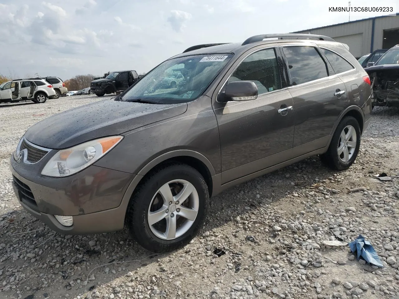 2008 Hyundai Veracruz Gls VIN: KM8NU13C68U069233 Lot: 78411644