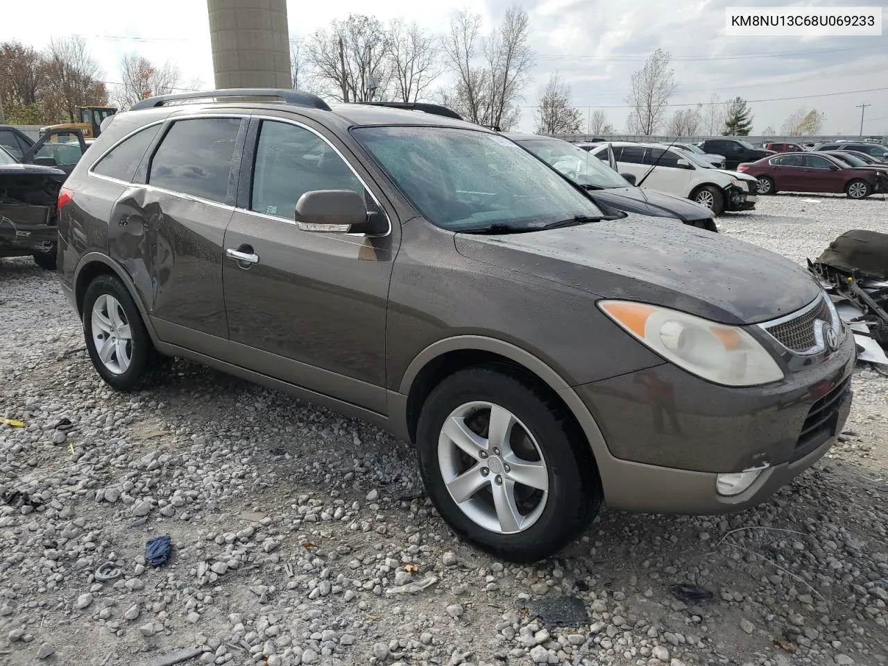 2008 Hyundai Veracruz Gls VIN: KM8NU13C68U069233 Lot: 78411644