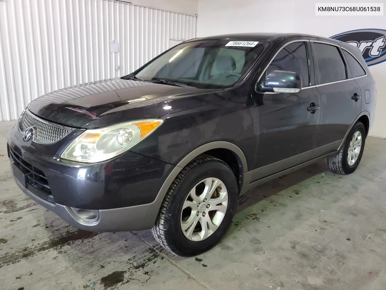 2008 Hyundai Veracruz Gls VIN: KM8NU73C68U061538 Lot: 78661264