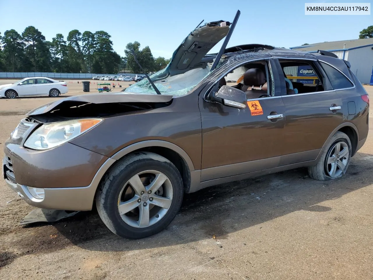 2010 Hyundai Veracruz Gls VIN: KM8NU4CC3AU117942 Lot: 69226184