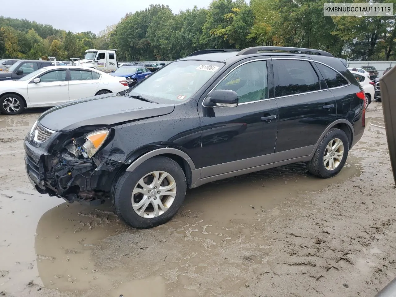 2010 Hyundai Veracruz Gls VIN: KM8NUDCC1AU111119 Lot: 75118304