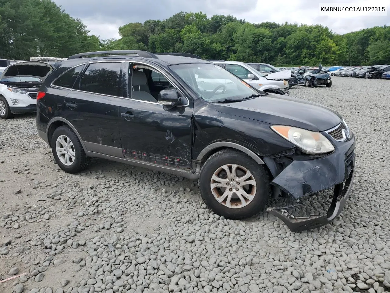 2010 Hyundai Veracruz Gls VIN: KM8NU4CC1AU122315 Lot: 75313244