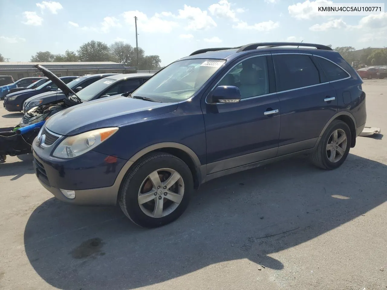 2010 Hyundai Veracruz Gls VIN: KM8NU4CC5AU100771 Lot: 75333314