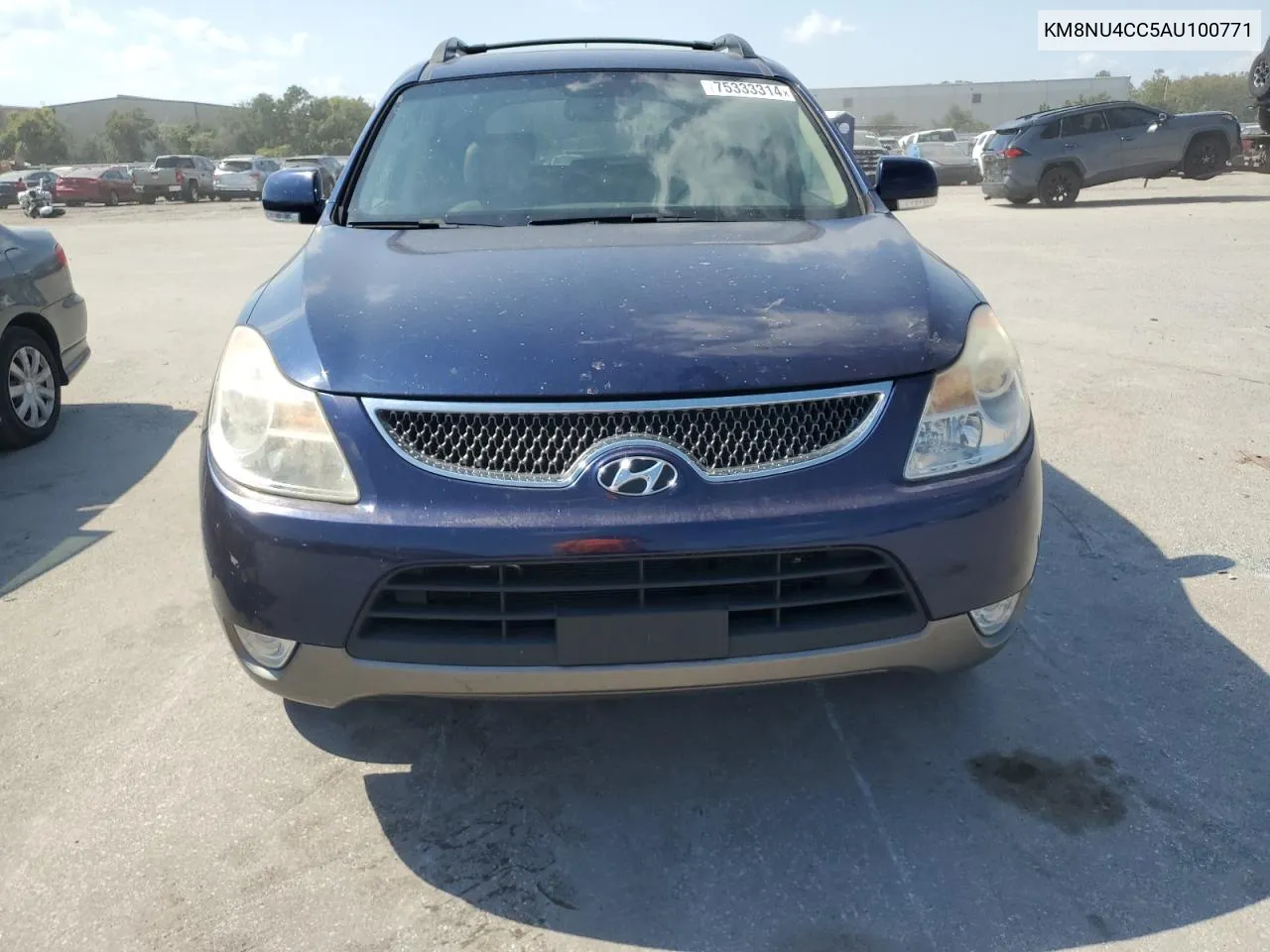 2010 Hyundai Veracruz Gls VIN: KM8NU4CC5AU100771 Lot: 75333314