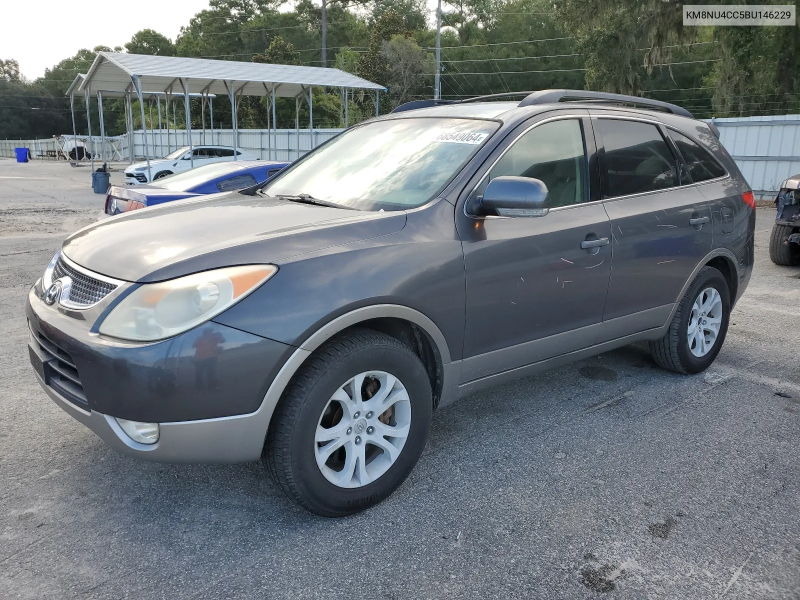 2011 Hyundai Veracruz Gls VIN: KM8NU4CC5BU146229 Lot: 68549064